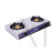 Besse Electric Gas Stove Double Burner Stainless Steel – 2050A khp050